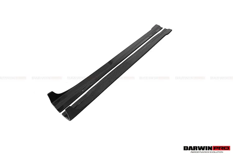 2012-2014 Mercedes Benz W204 C Class Coupe DP Style Carbon Fiber Side Skirts Under Board