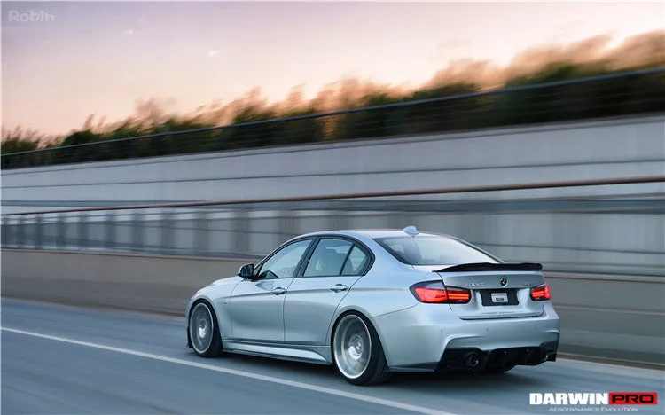 2013-2019 BMW 3 Series F35 M-Tech GV Style Carbon Fiber Side Skirts