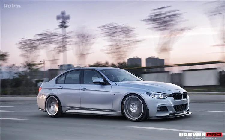 2013-2019 BMW 3 Series F35 M-Tech GV Style Carbon Fiber Side Skirts