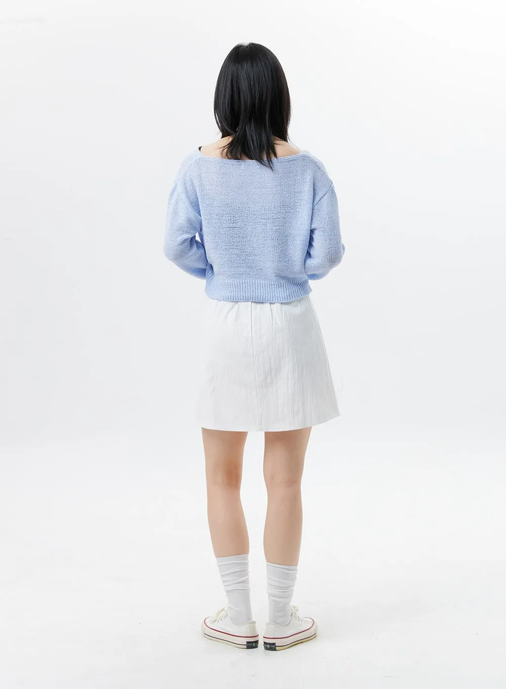 Classic A-Line Mini Skirt - OL328 | Essential Everyday Wear