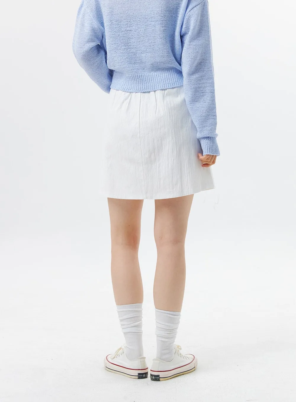 Classic A-Line Mini Skirt - OL328 | Essential Everyday Wear