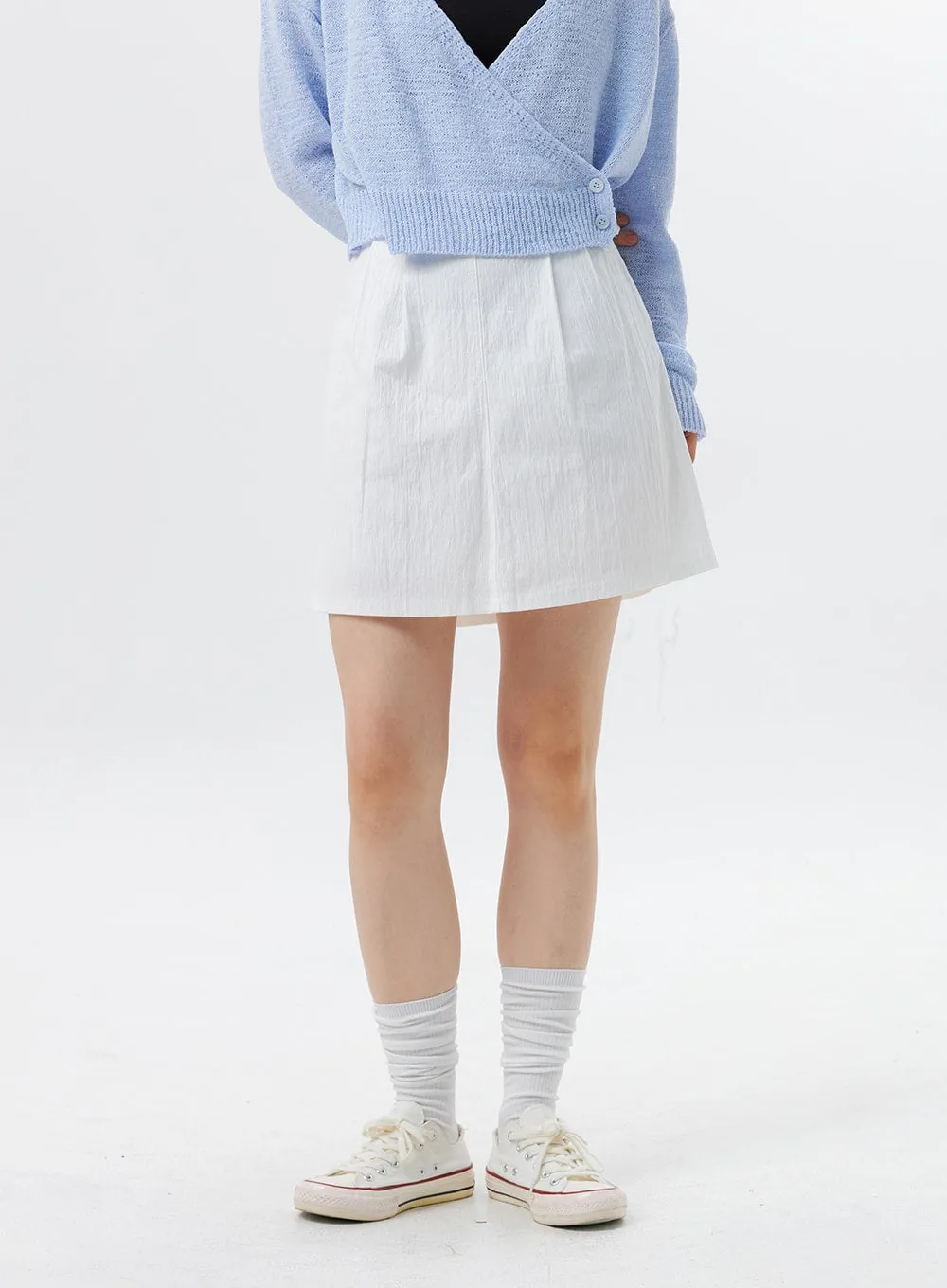 Classic A-Line Mini Skirt - OL328 | Essential Everyday Wear