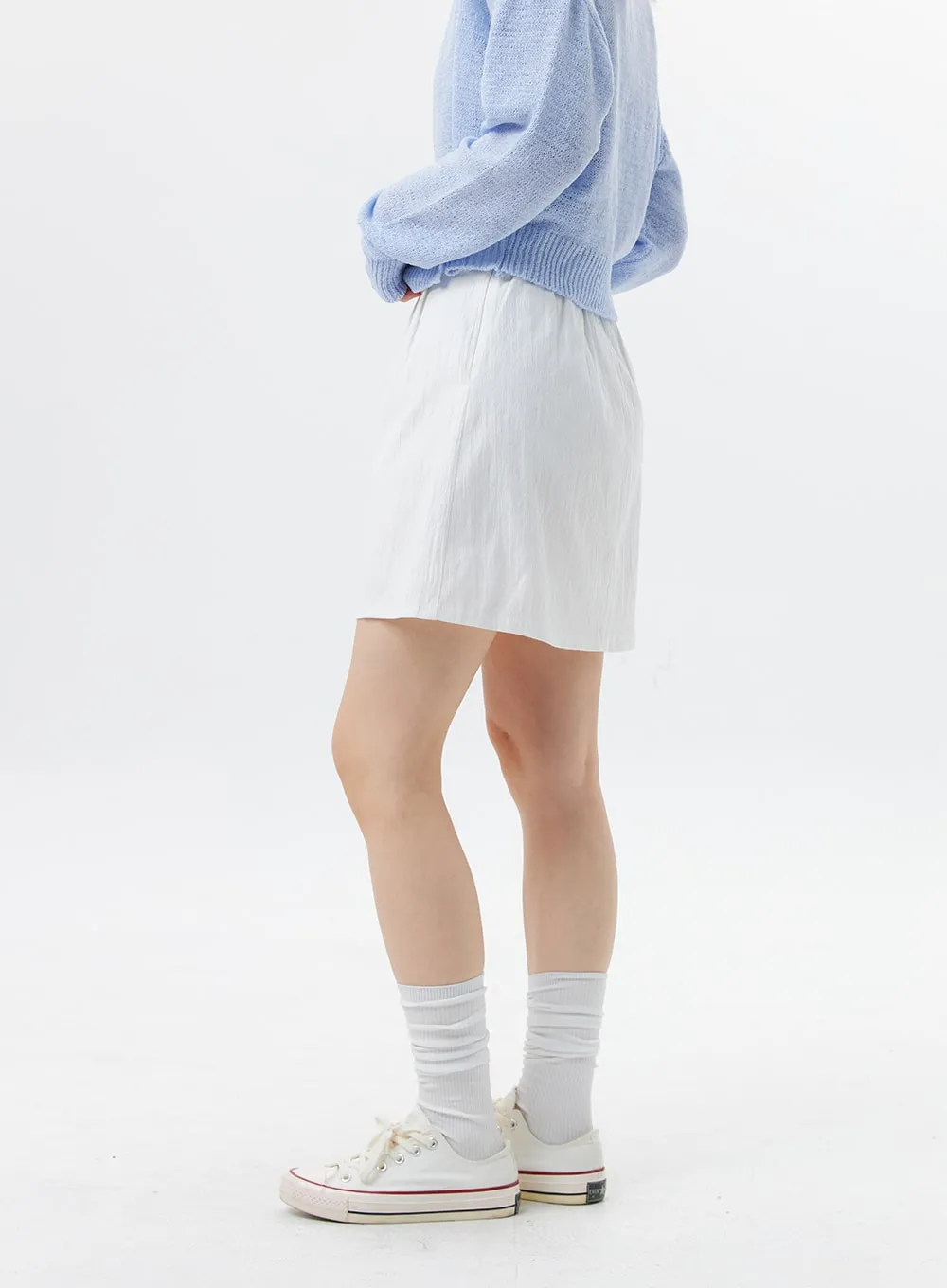 Classic A-Line Mini Skirt - OL328 | Essential Everyday Wear
