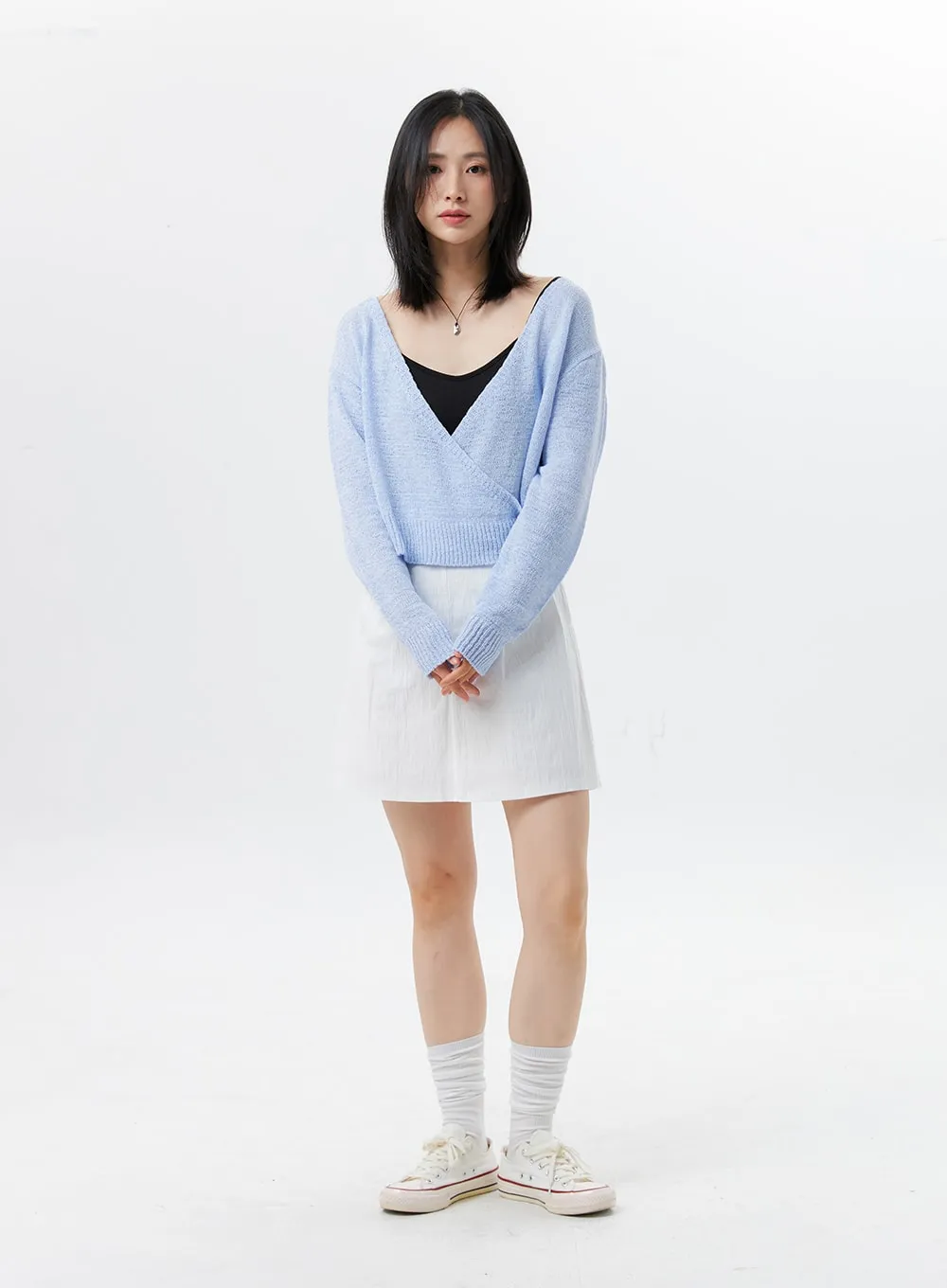 Classic A-Line Mini Skirt - OL328 | Essential Everyday Wear