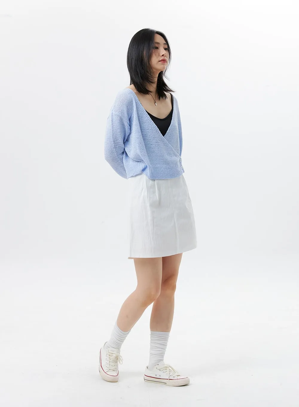 Classic A-Line Mini Skirt - OL328 | Essential Everyday Wear
