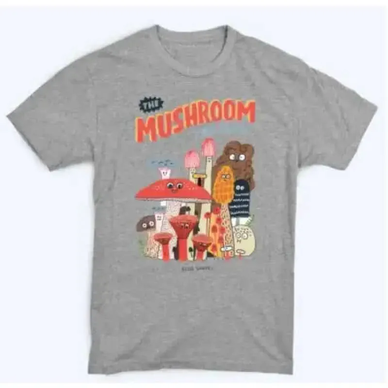 Aesthetic Oversized Mushroom Short Sleeve T Shirt