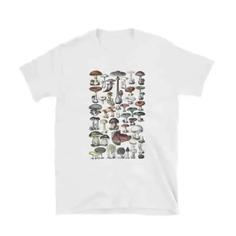 Aesthetic Oversized Mushroom Short Sleeve T Shirt