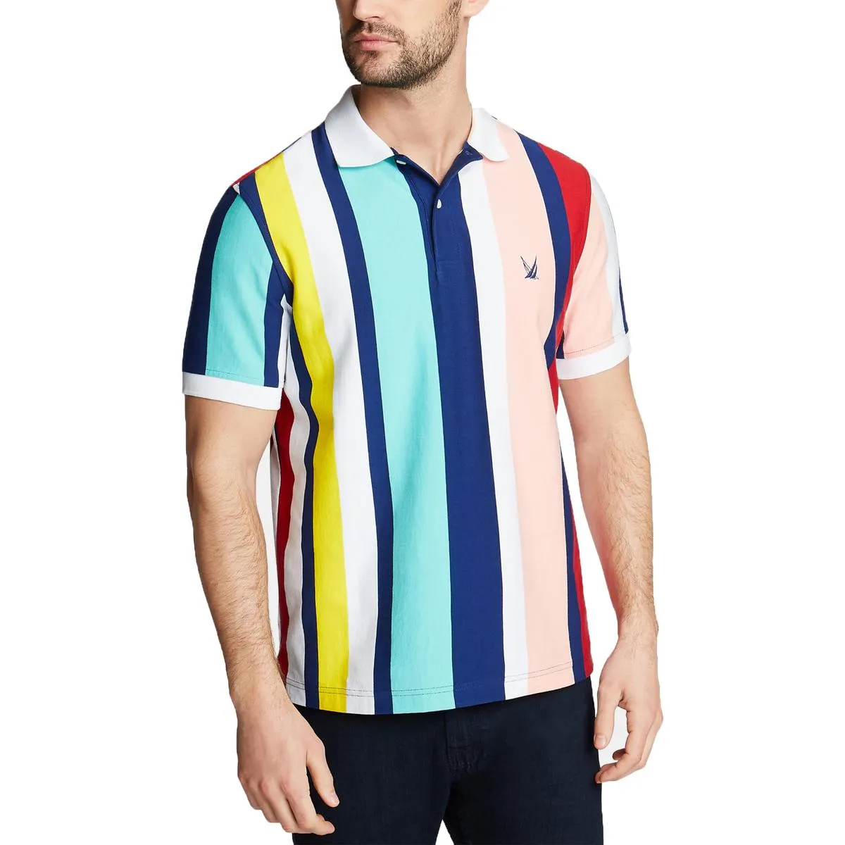 Big & Tall Mens Cotton Striped Casual Shirt