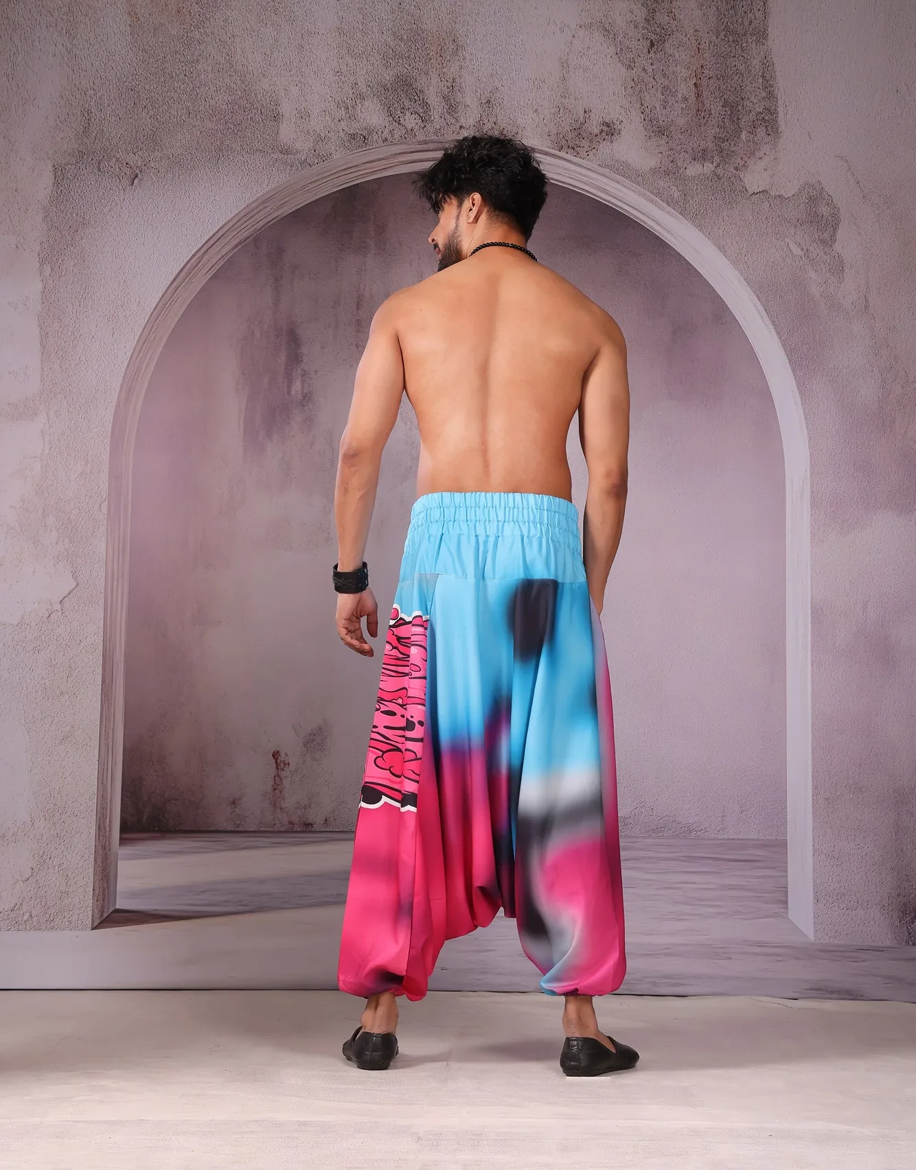Blue Skull Unisex Harem Pant