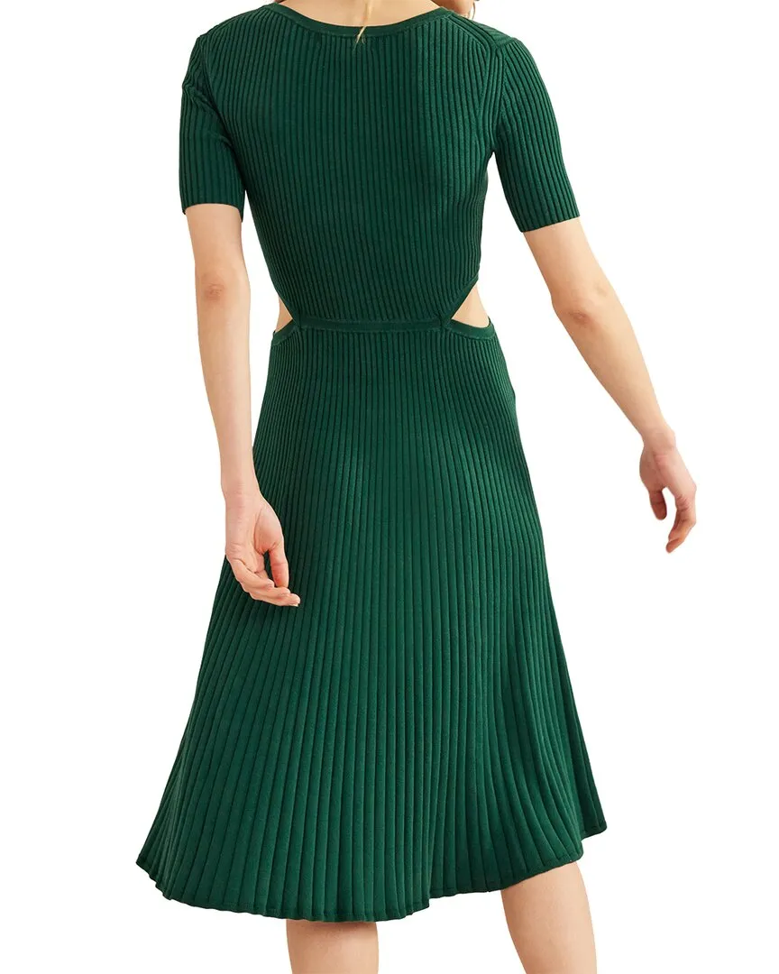 Boden Cut Out Knitted Midi Dress