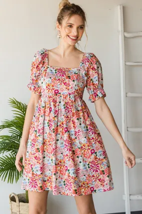 Brie Babydoll Floral Dress