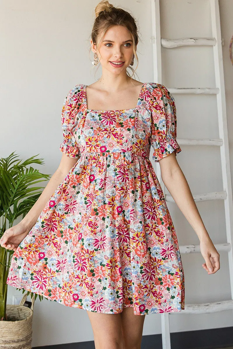Brie Babydoll Floral Dress