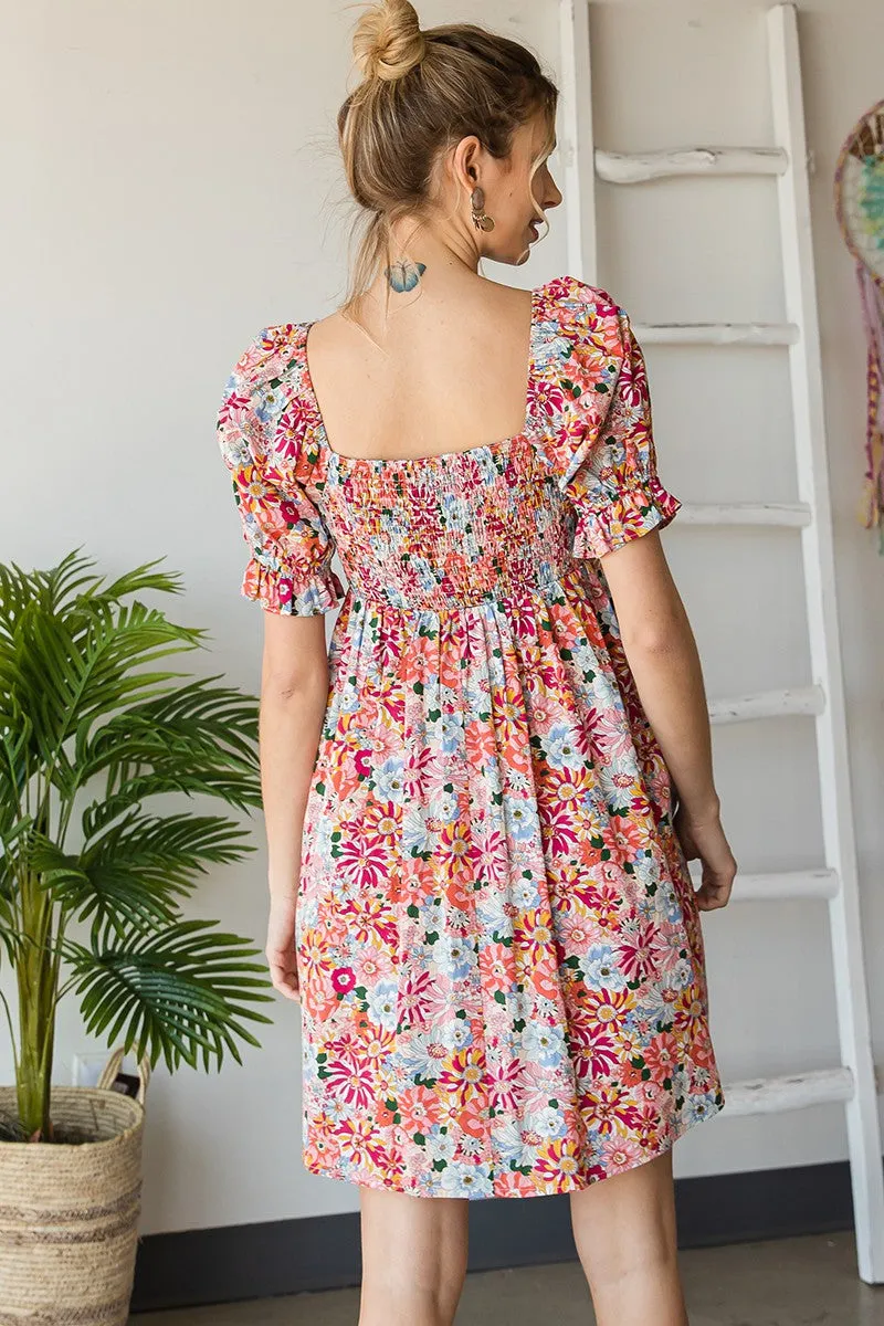 Brie Babydoll Floral Dress