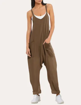 Casual Sleeveless Baggy Overalls (US Only)