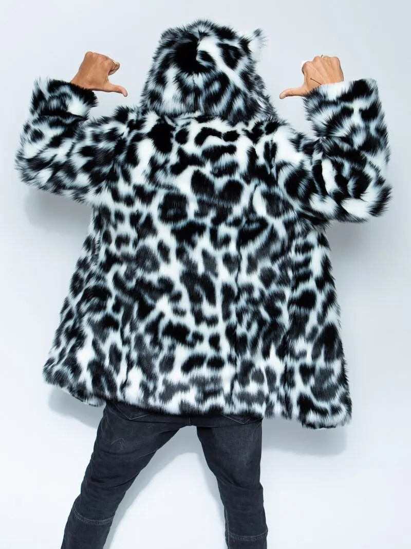 Classic Spotted Leopard Faux Fur Coat