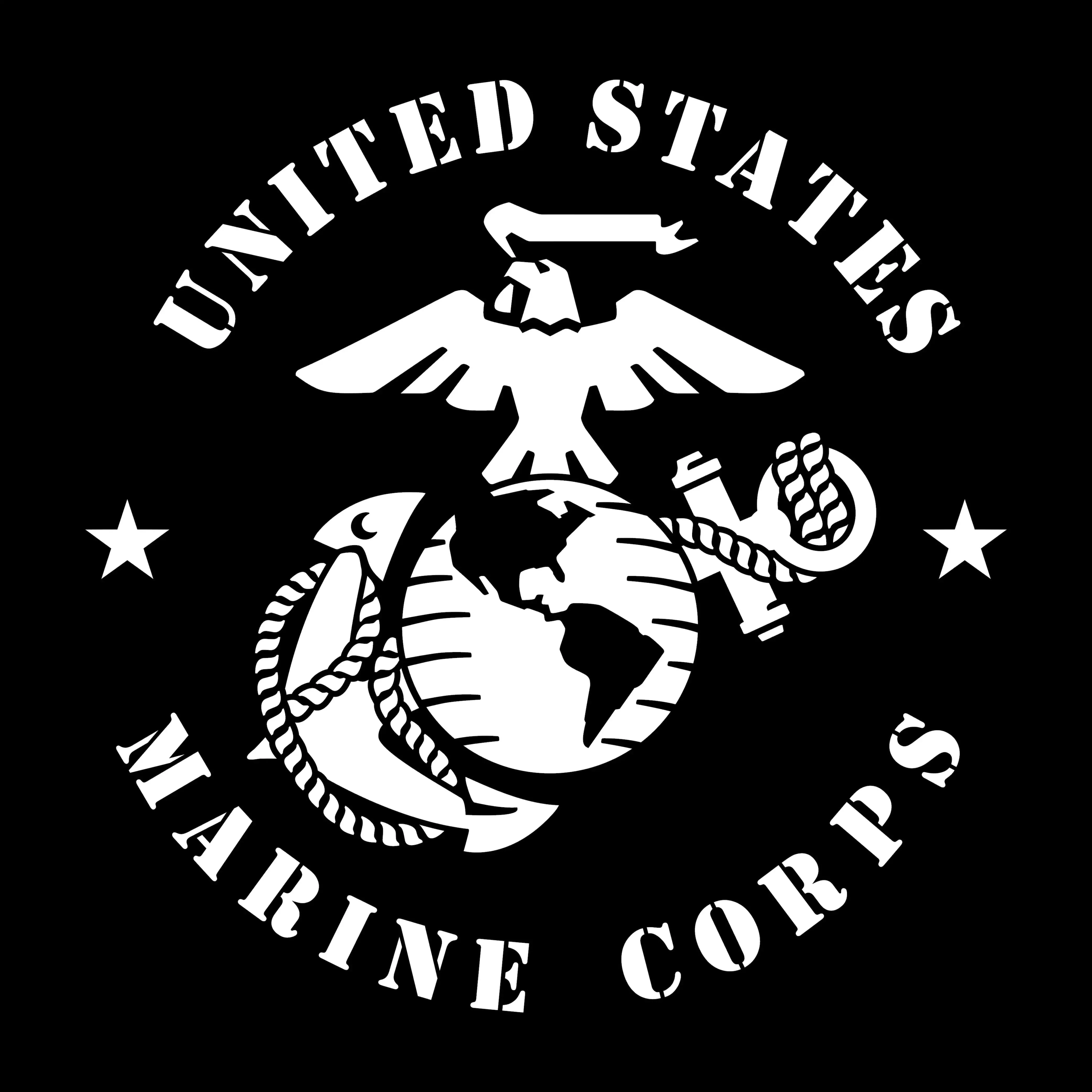 Closeout White Full Circle USMC Chest Seal Performance Tee