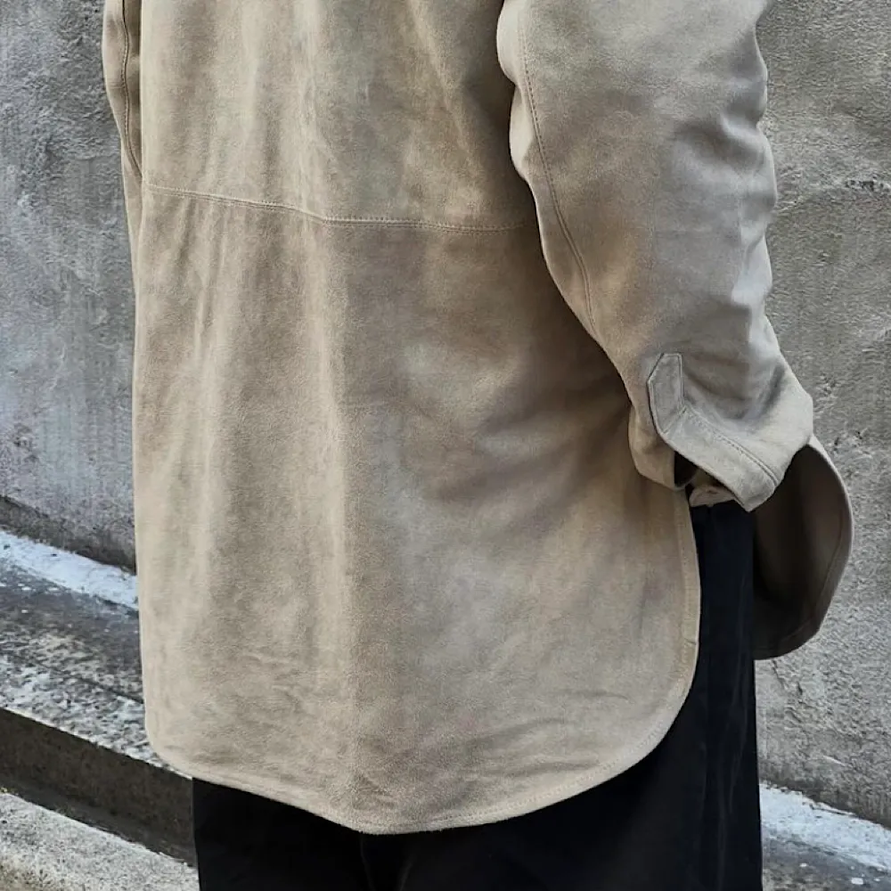 FRANK LEDER - Baby Goat Leather Bohemia Shirts - FL-0216057