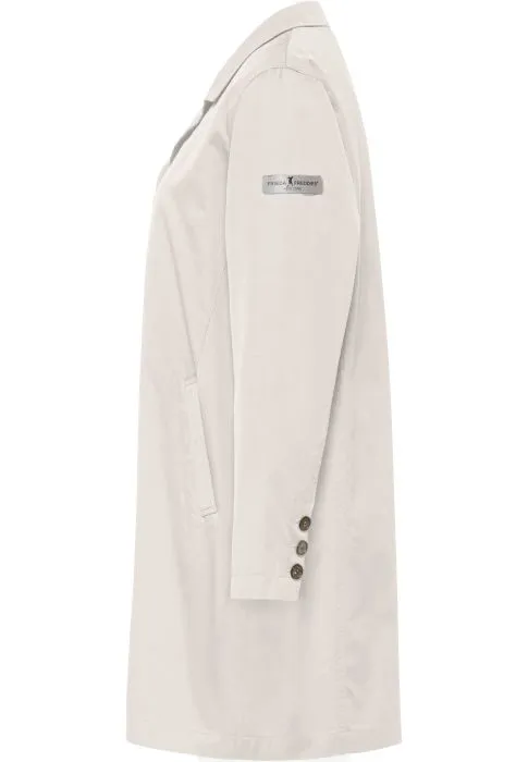 FRIEDA & FREDDIES Off-White Trench Coat