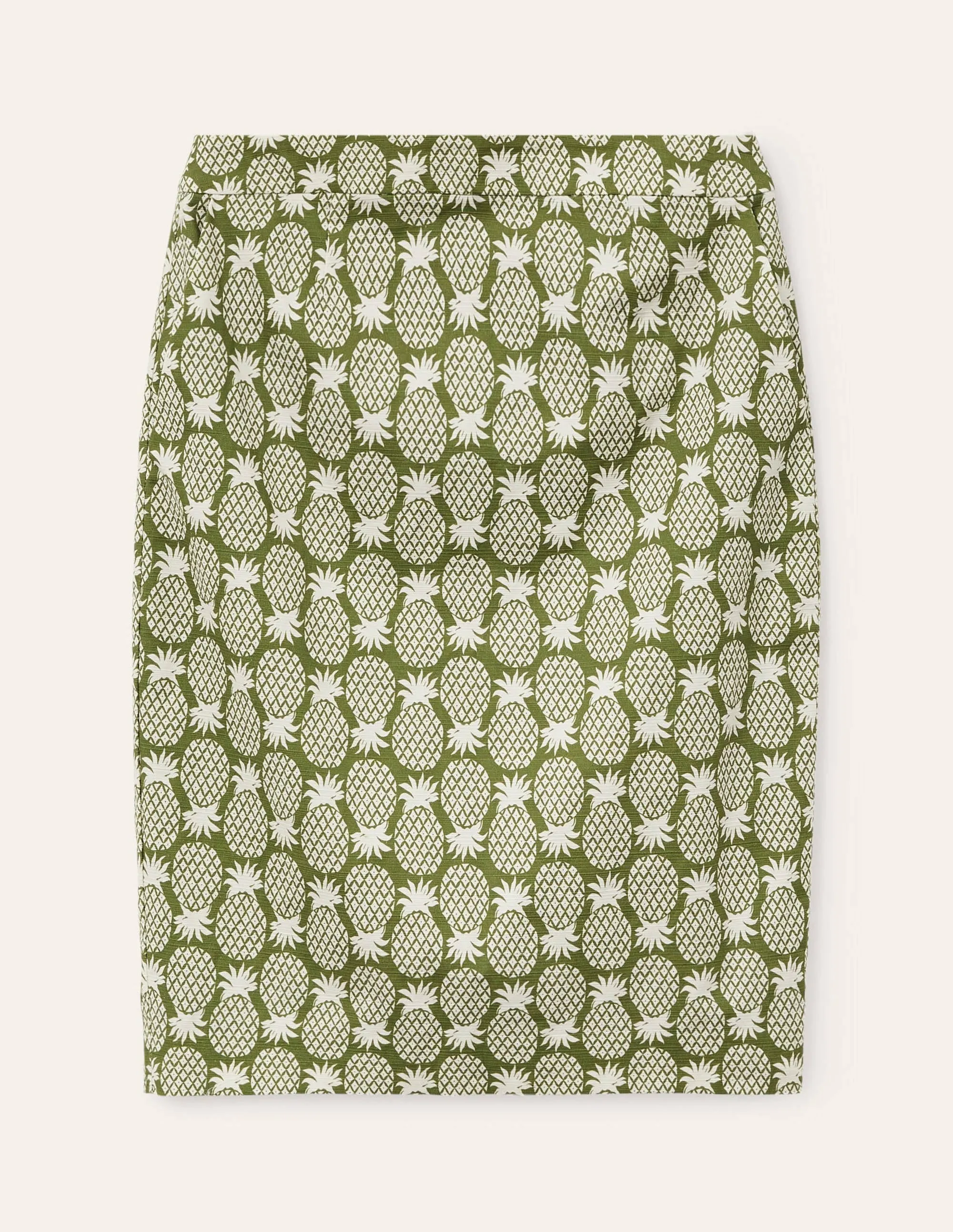 Gabriella Pencil Skirt-Pea, Pineapple Geo