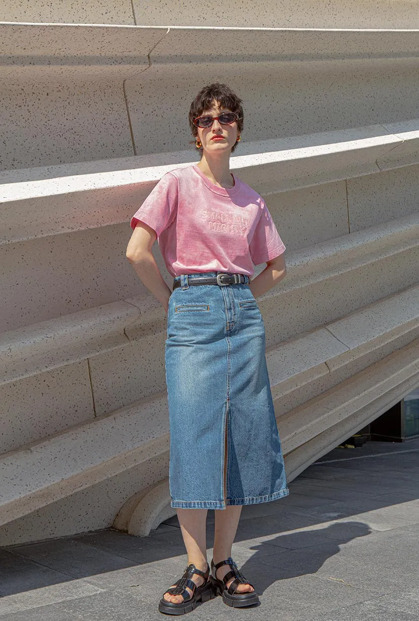 Garrin Cotton T-shirt - Pink