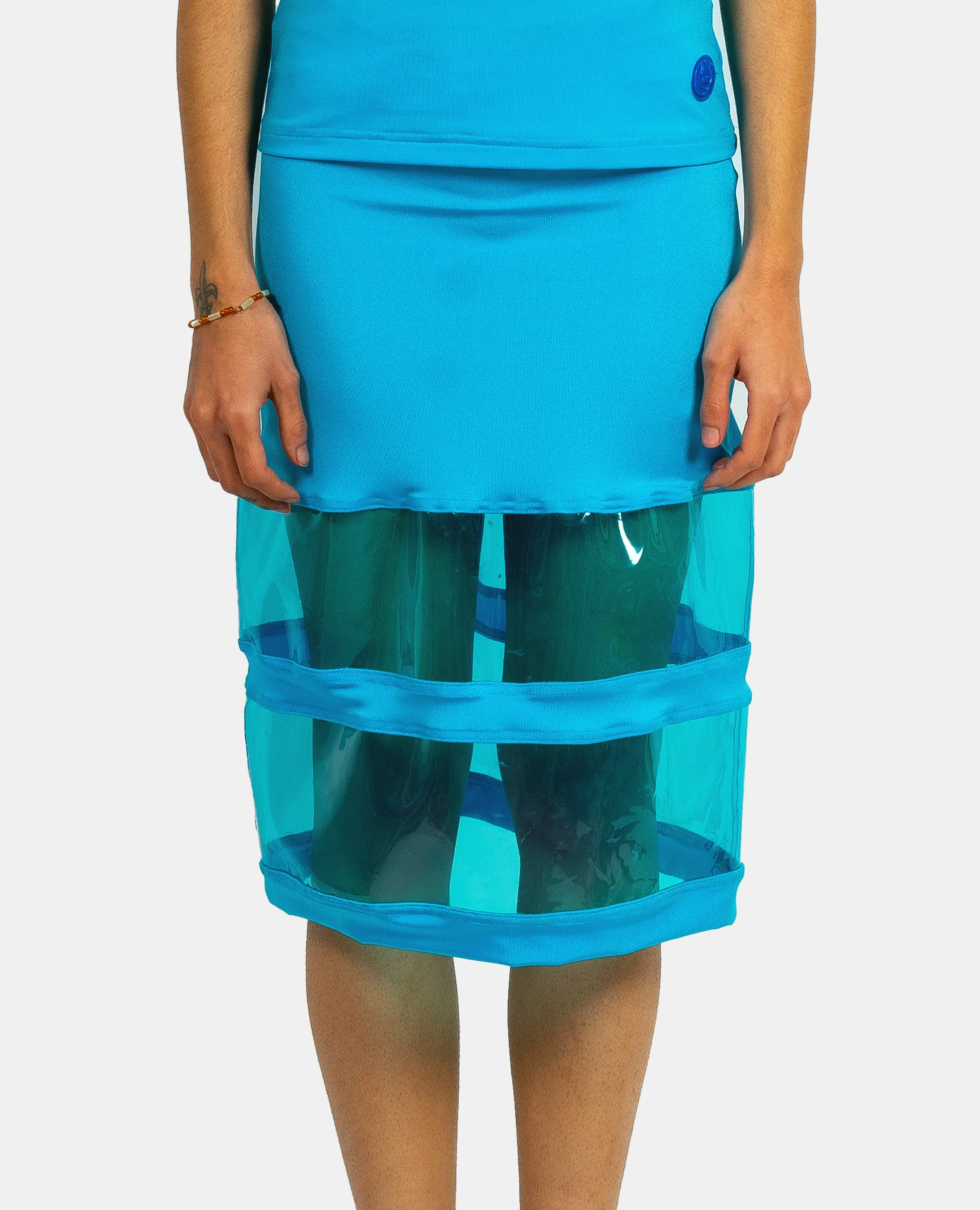 GLIMMER PVC SKIRT