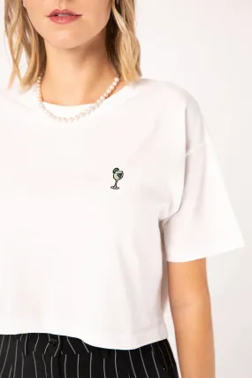 Hugo | Besticktes Frauen Oversized Bio Baumwoll T-Shirt