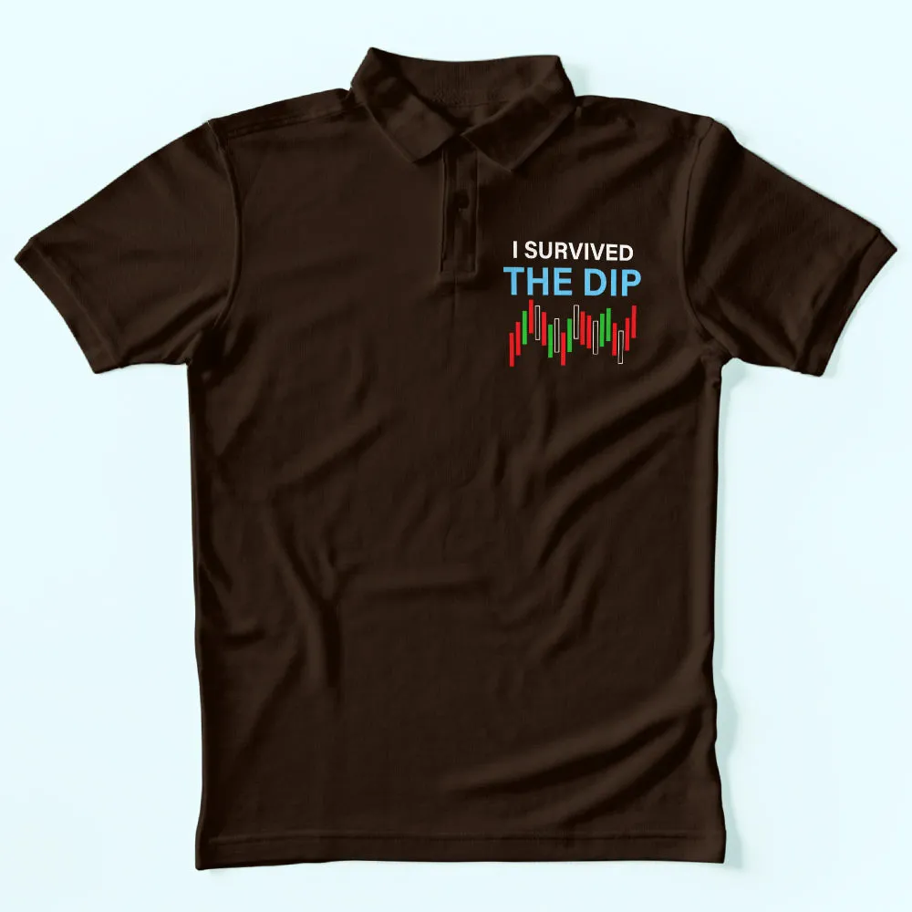 I Survived The Dip Polo T-Shirt