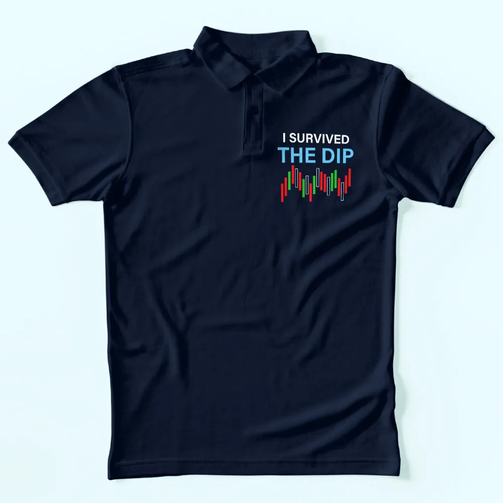 I Survived The Dip Polo T-Shirt