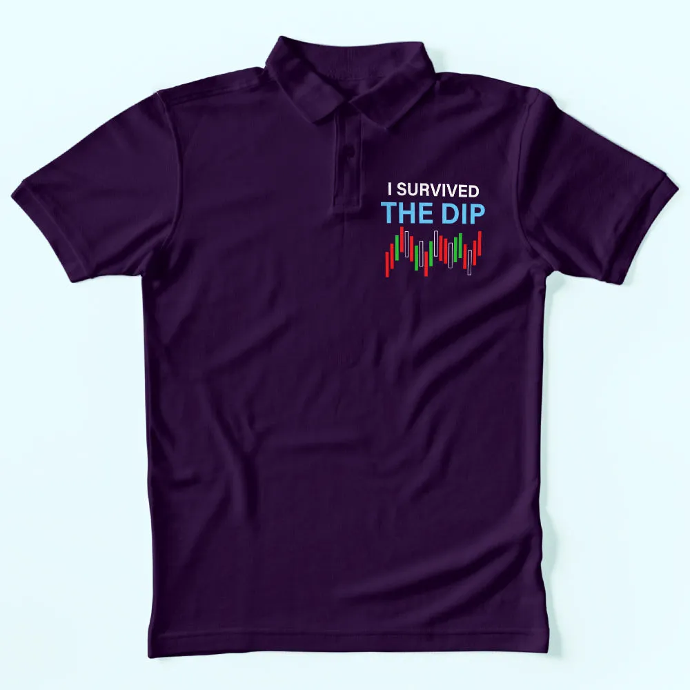 I Survived The Dip Polo T-Shirt