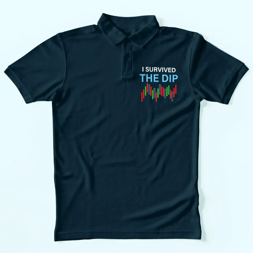 I Survived The Dip Polo T-Shirt
