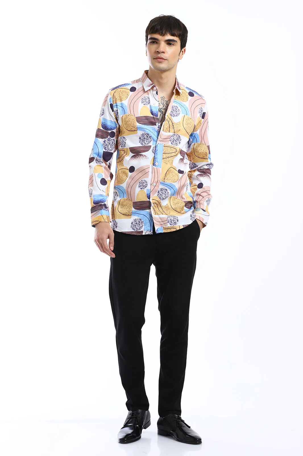 Illusive Abstract Print Shirt