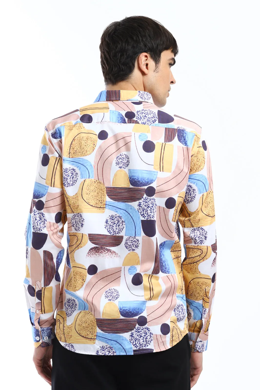 Illusive Abstract Print Shirt