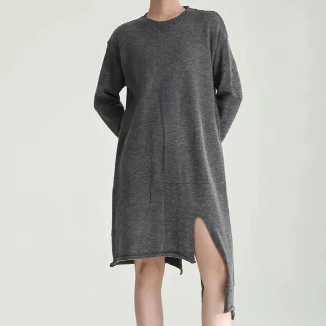Jazz Up Two Piece Knitted Pullover Dress