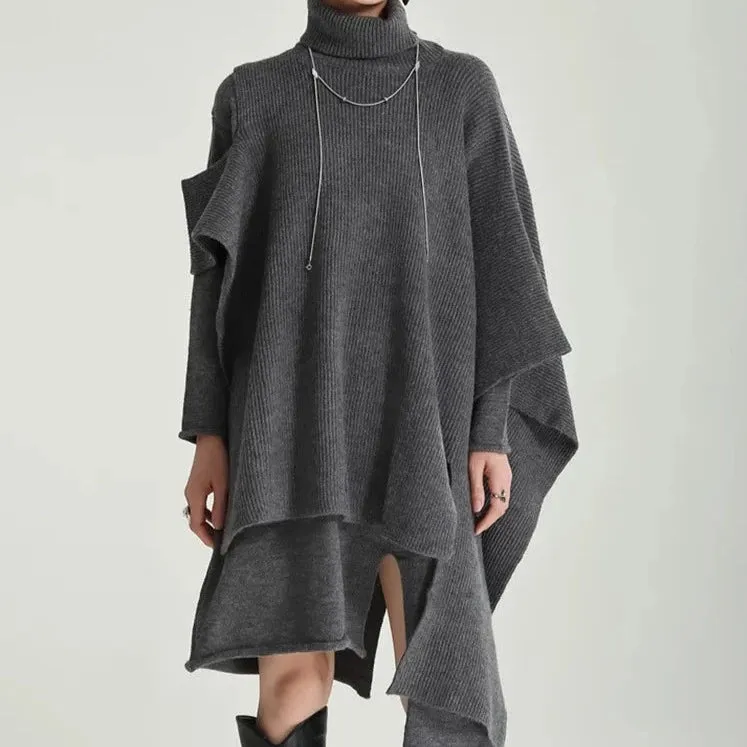 Jazz Up Two Piece Knitted Pullover Dress