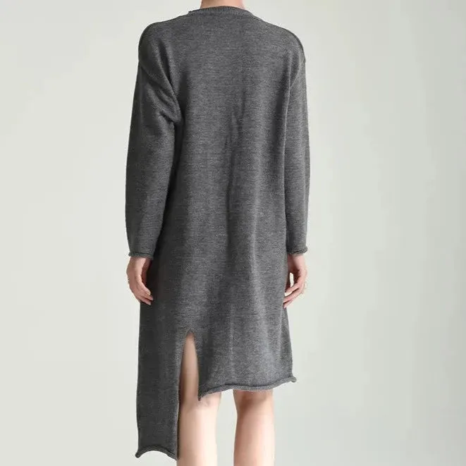 Jazz Up Two Piece Knitted Pullover Dress