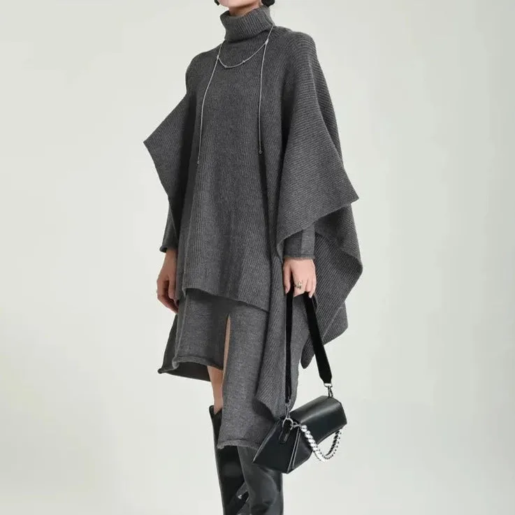 Jazz Up Two Piece Knitted Pullover Dress
