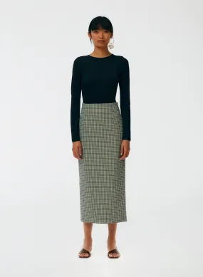 Menswear Tailored Pencil Skirt - Petite