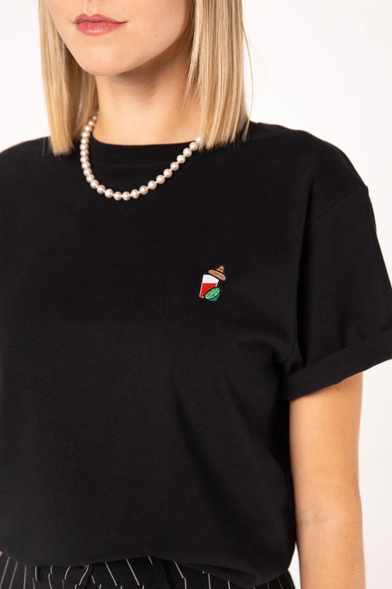 Mexikaner | Besticktes Oversized Bio Baumwoll T-Shirt