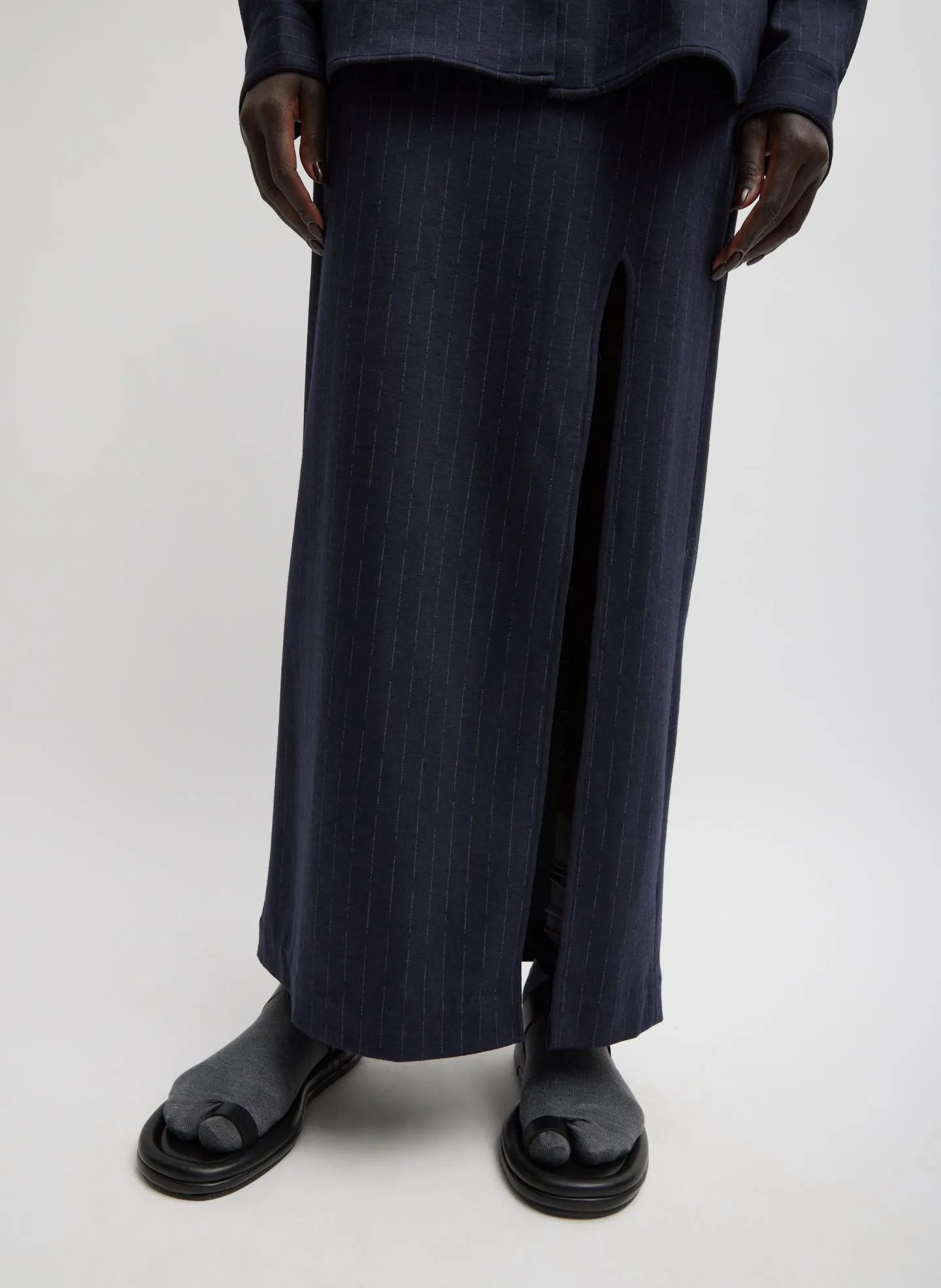 Newton Stripe Maxi Pencil Skirt