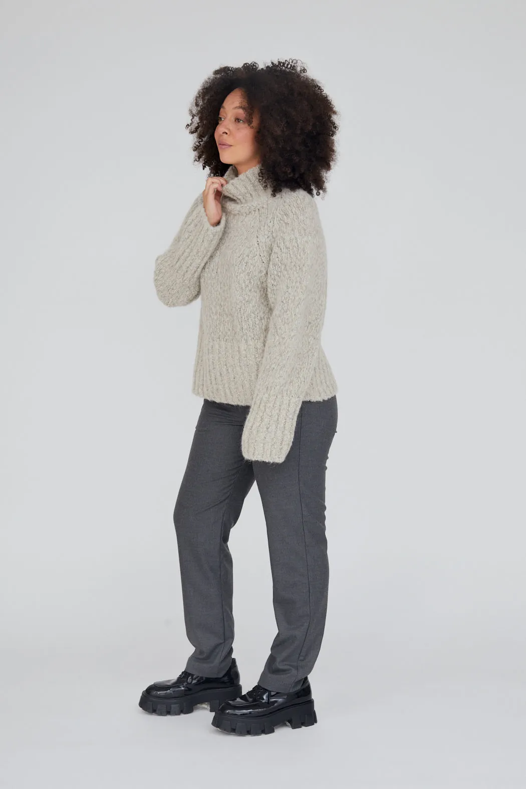 Pelucia New T-Neck - Caroline Rose Mel.