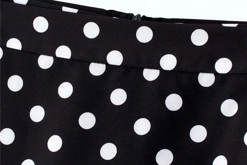 POLKA DOT SHORT-SKIRT