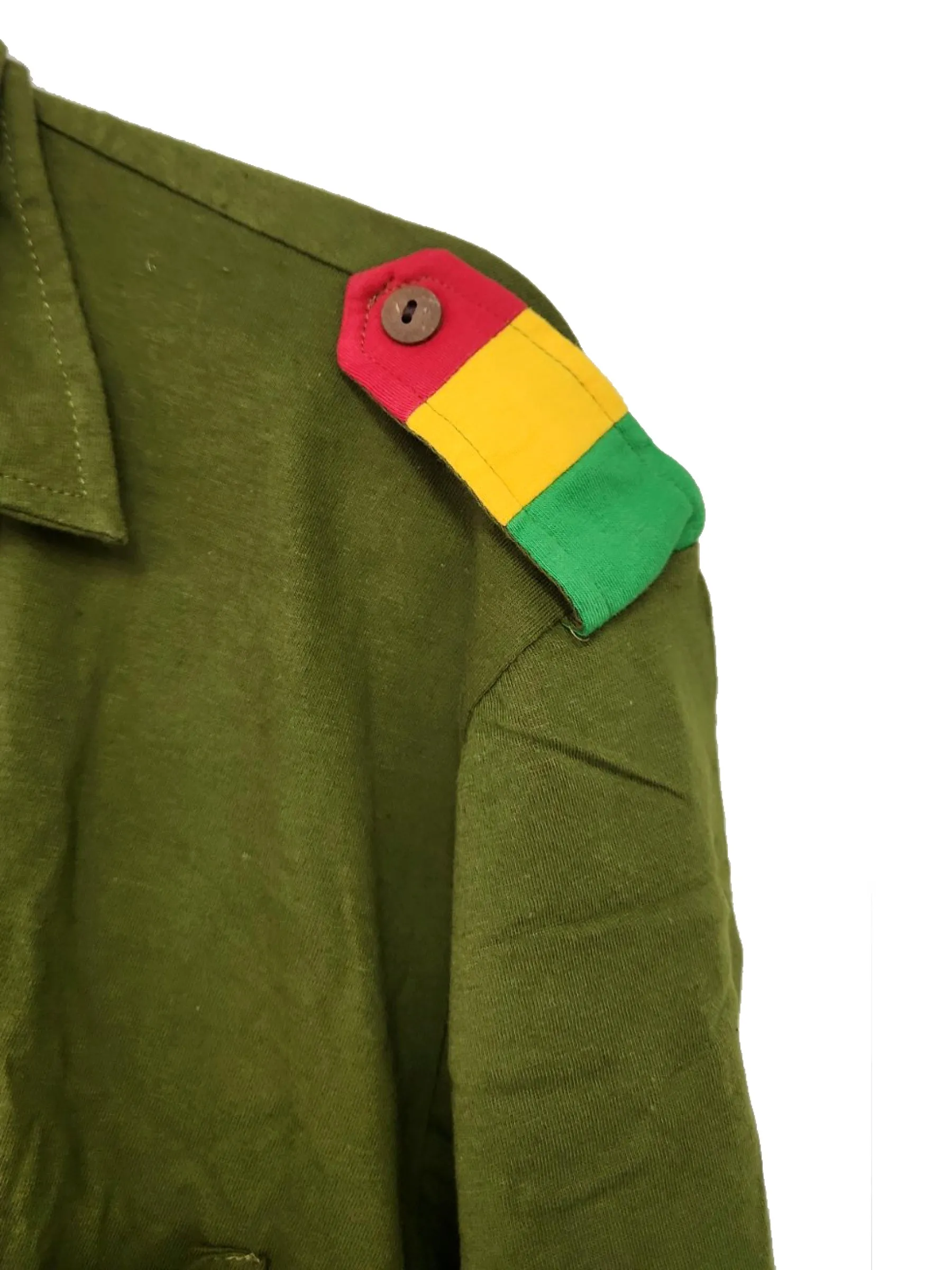 Rasta Shirt Button Up