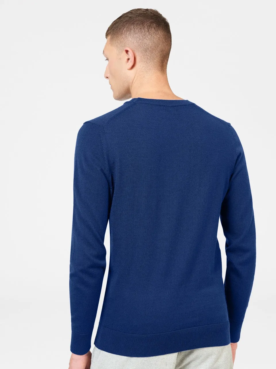 Signature Merino Crewneck Sweater - Twilight