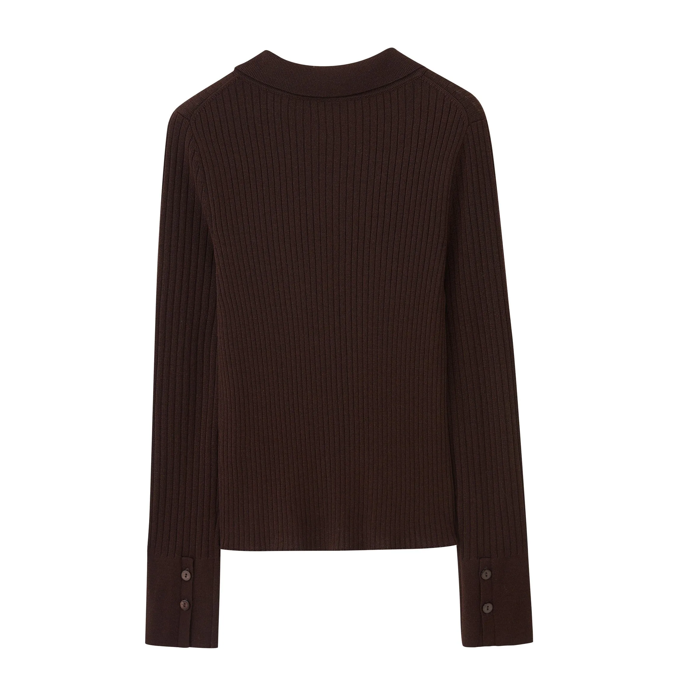Luxurious Silky Wool Zip-Up Cardigan