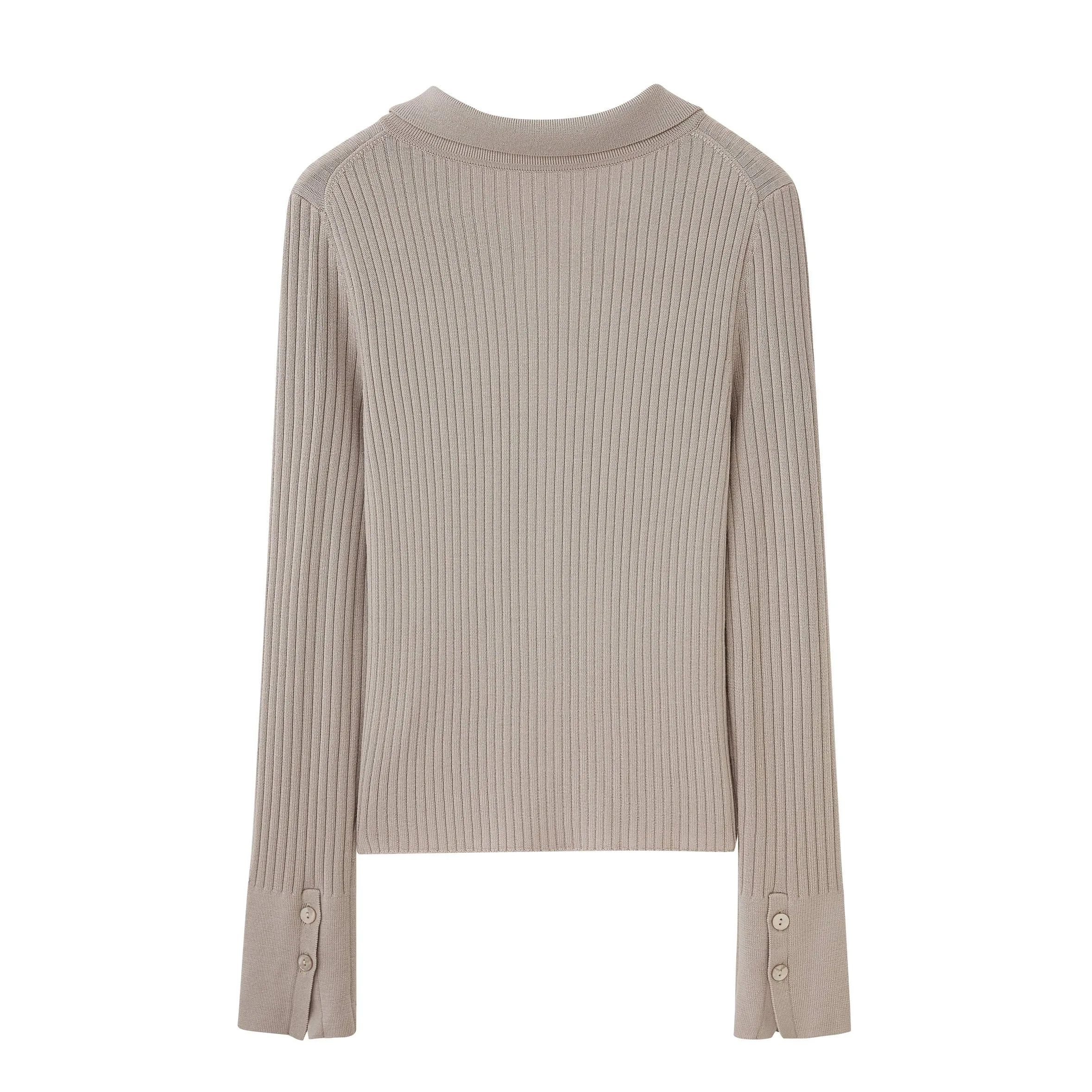 Luxurious Silky Wool Zip-Up Cardigan