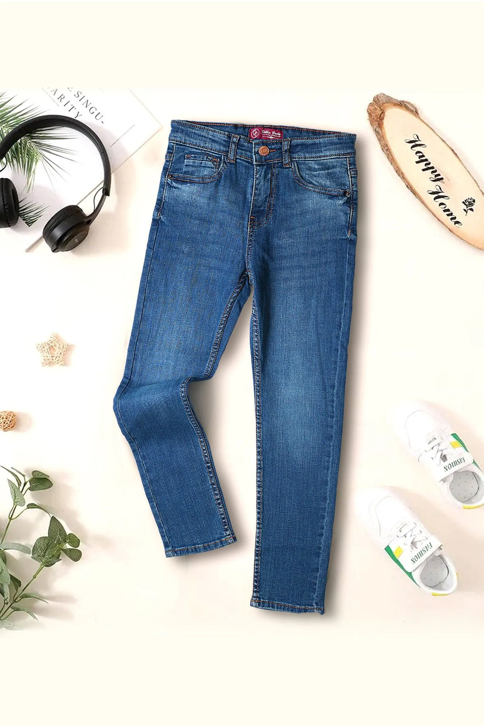 Stretch Indigo Medium Jeans