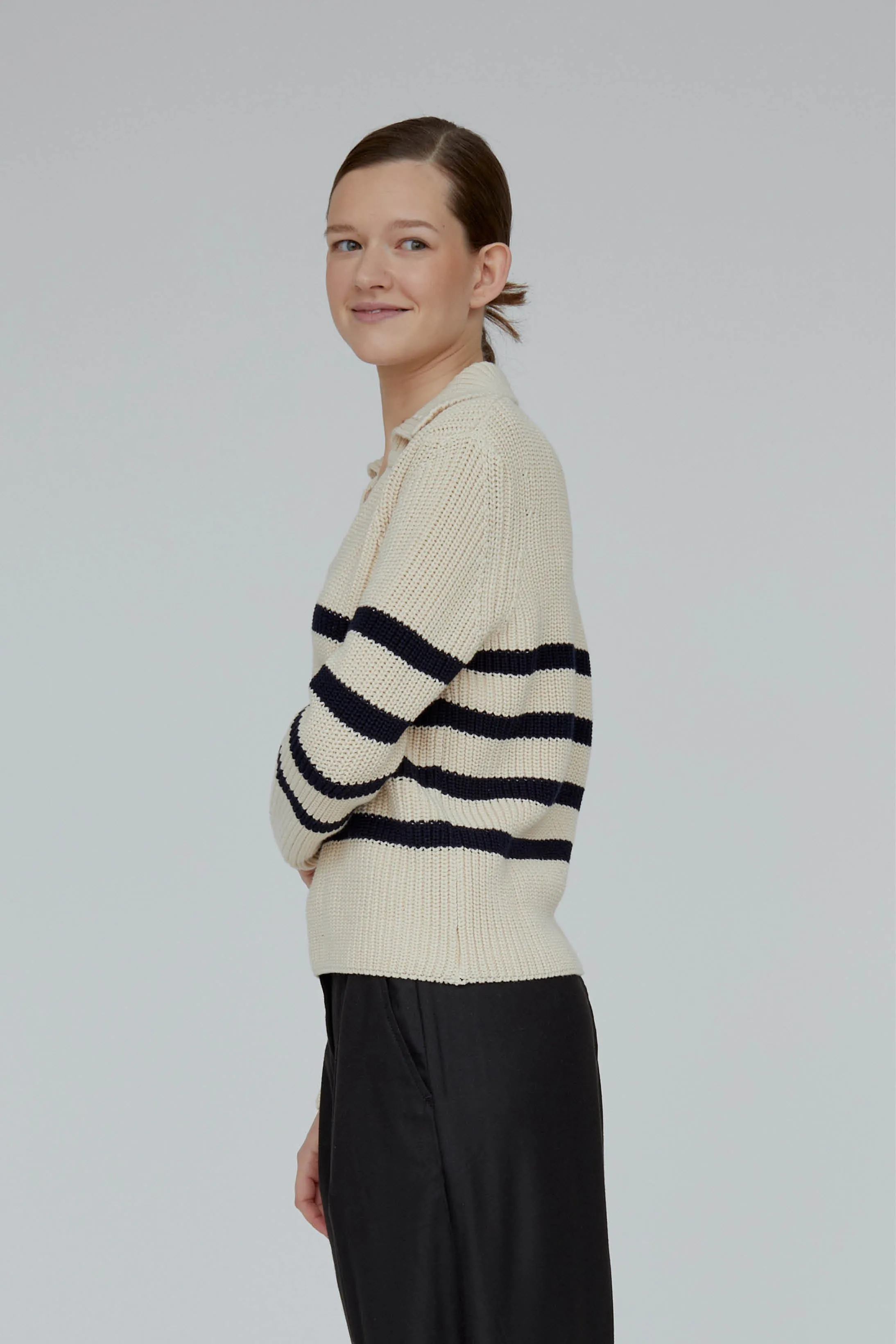 Sweety Polo - Birch/Navy