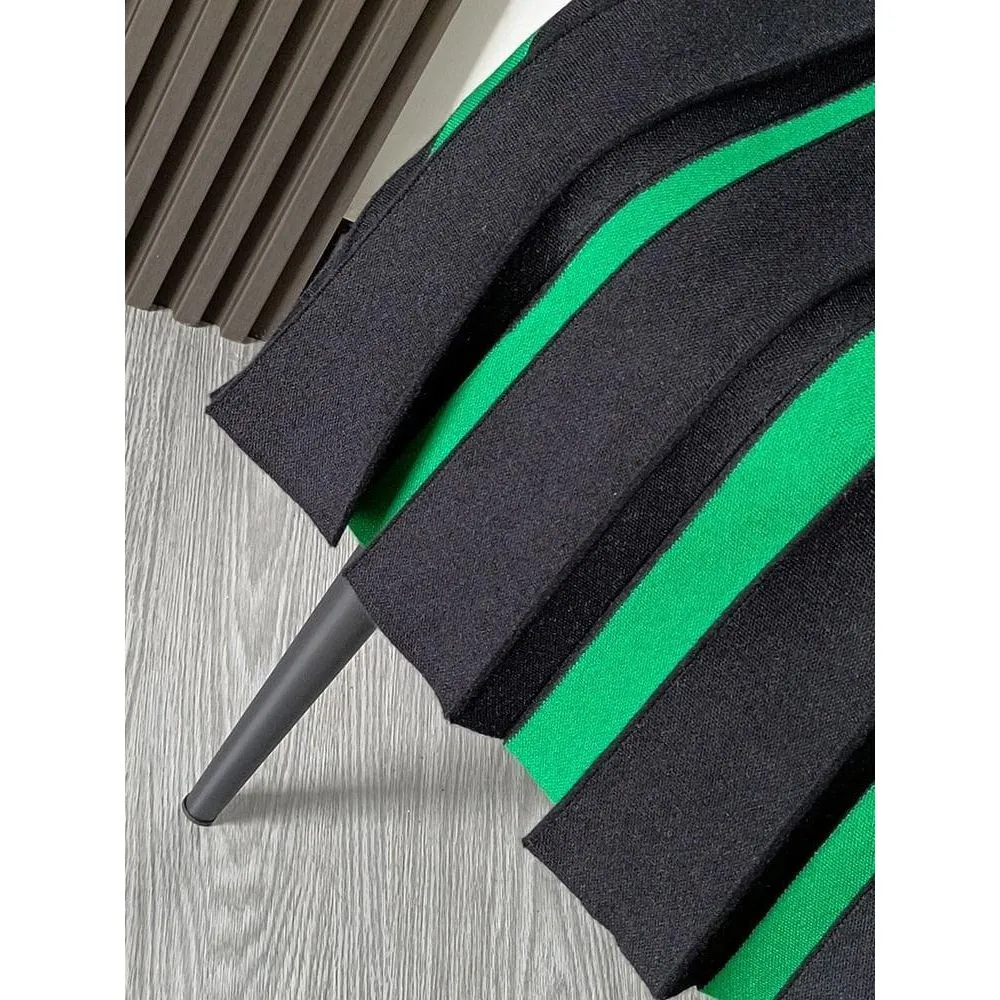 Thick Knitting Pleated Skirt