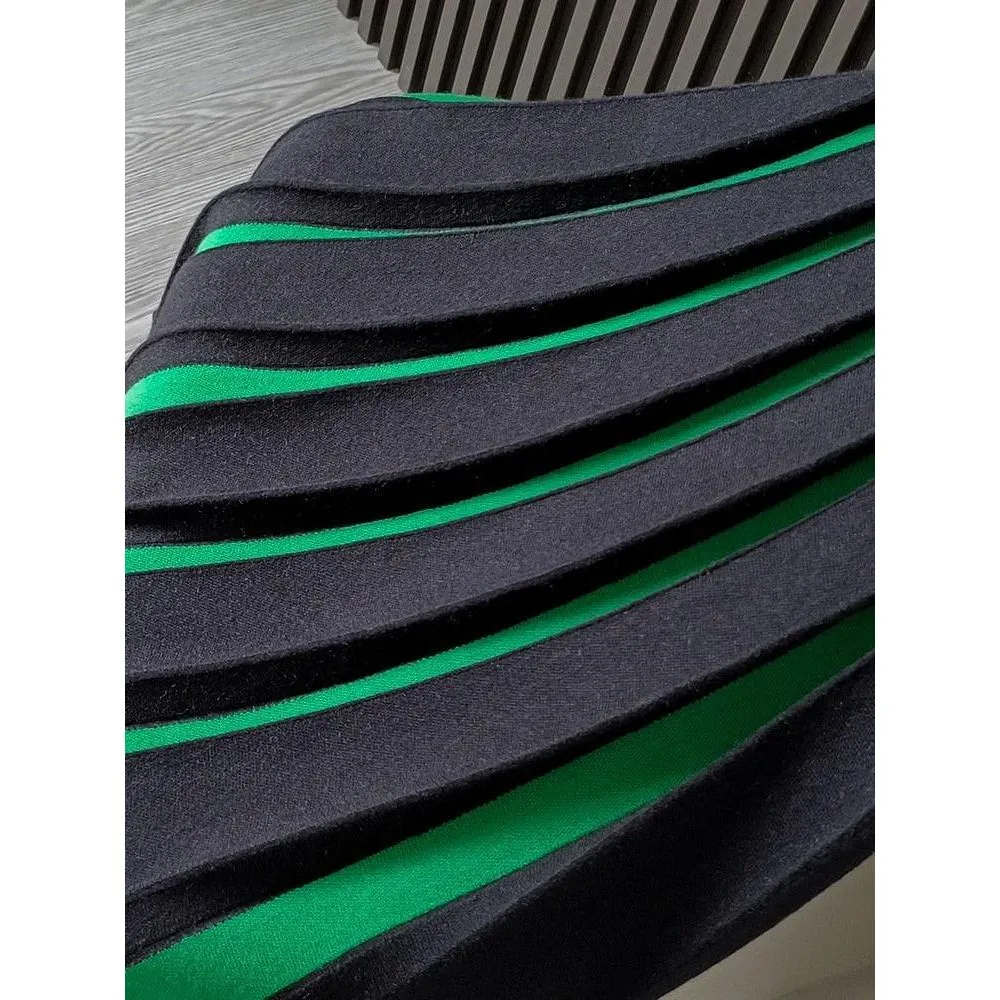 Thick Knitting Pleated Skirt
