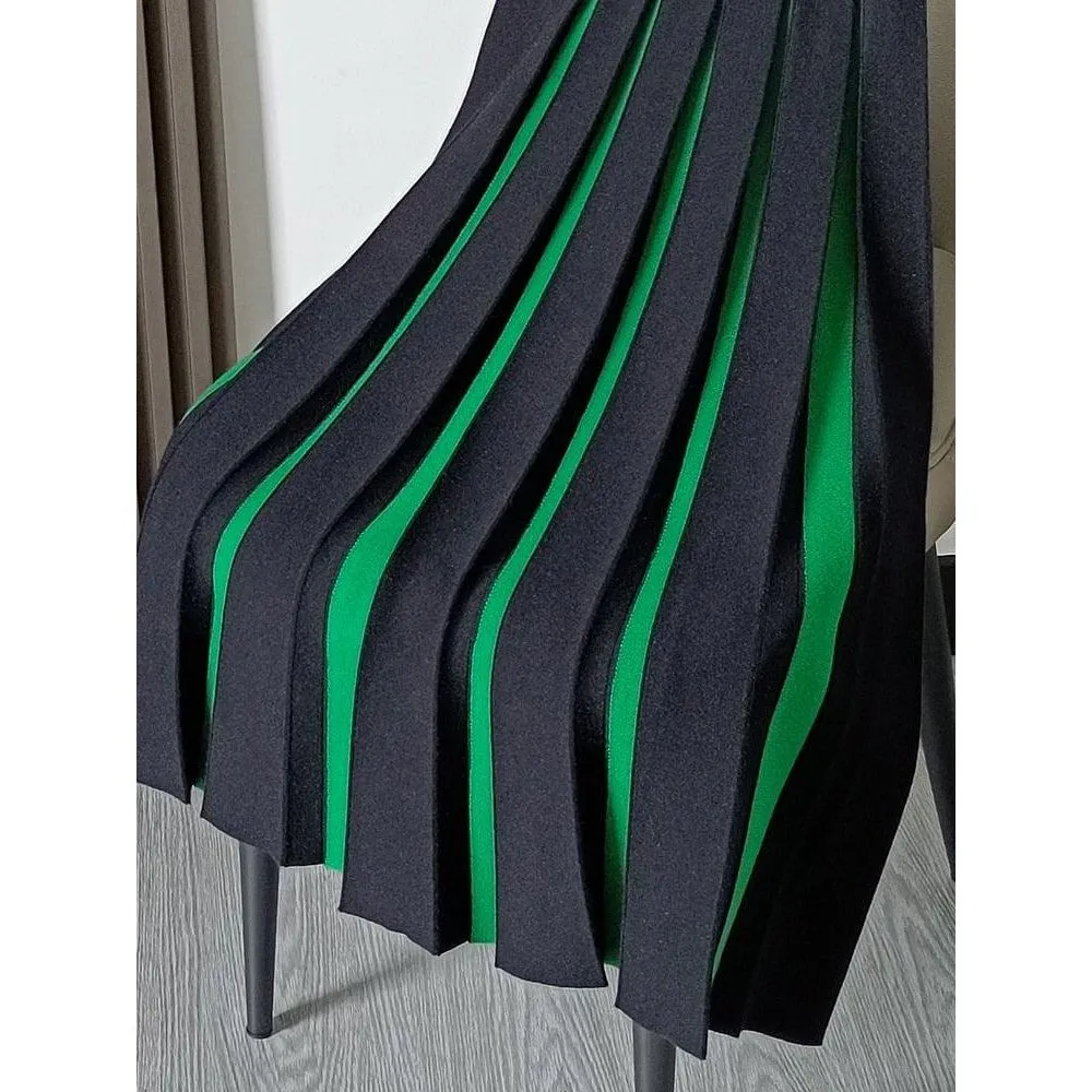 Thick Knitting Pleated Skirt